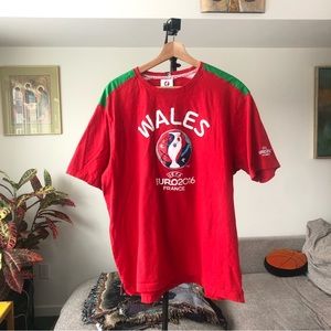 Wales uefa euro 2016 france official tee shirt